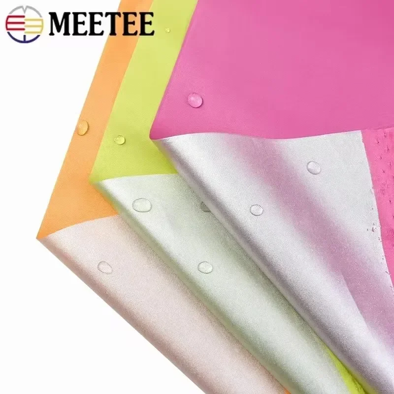 Meetee 1-4Meters 140cm 210T Silver Coated Waterproof Fabric Shade Dust-proof Cloth for Car Umbrella DIY Tent Sewing Material