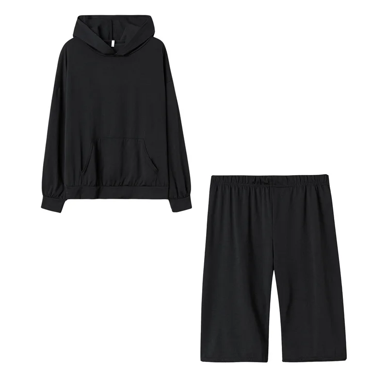 Women Fleece Two Piece Sets Elegant Solid Color Oversized Warm Hoodies and Long Pant Sports Suit Autumn Winter Tracksuit