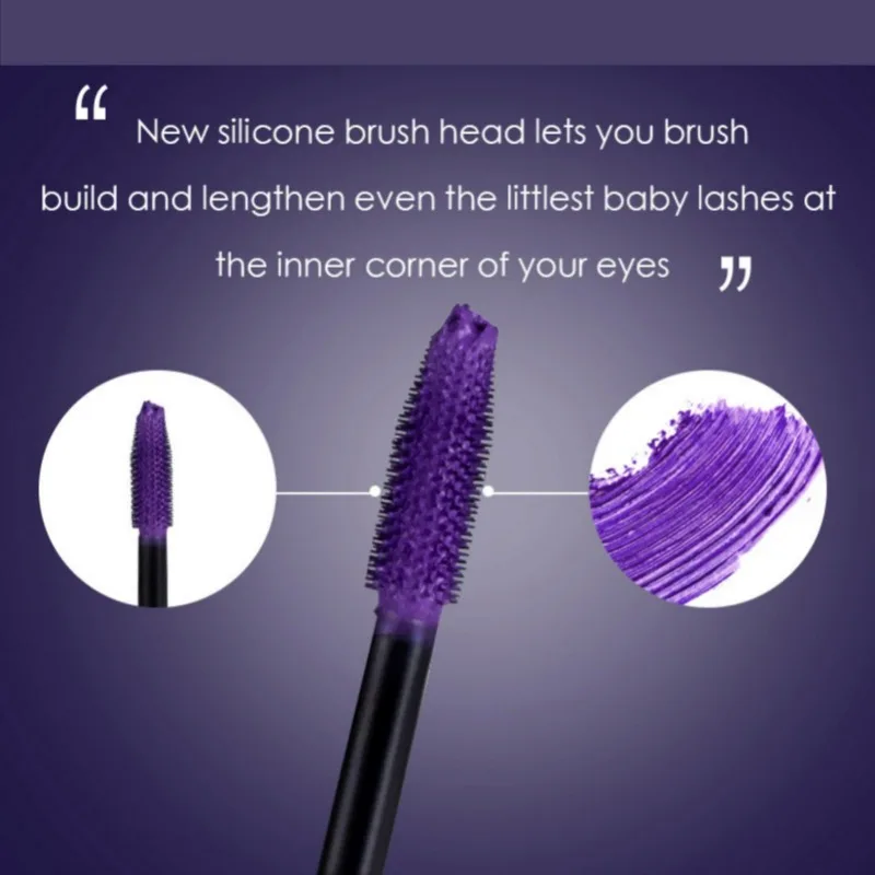 1PC 8D Fibra di seta Mascara per ciglia Impermeabile a lunga durata Trucco per ciglia a prova di sbavature