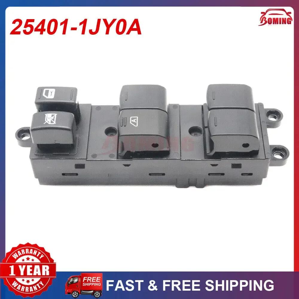

New Car Power Window Control Master Switches 25401-1JY0A For Nissan TIIDA 2007-2010 254011JY0A 25401-EW70A 25401-ED500