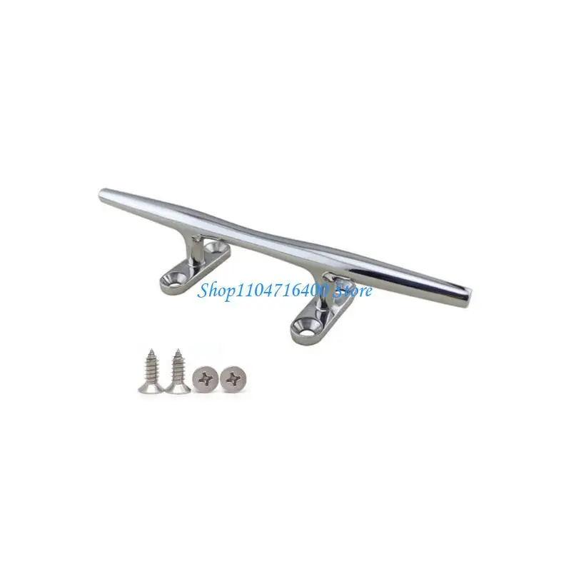 y1gd Boat Cleat Open Base 4/5/6//8/10/12 inch, Dock Cleat 316 Stainless Steel Marine Grade Boats Hollow Base Cleats