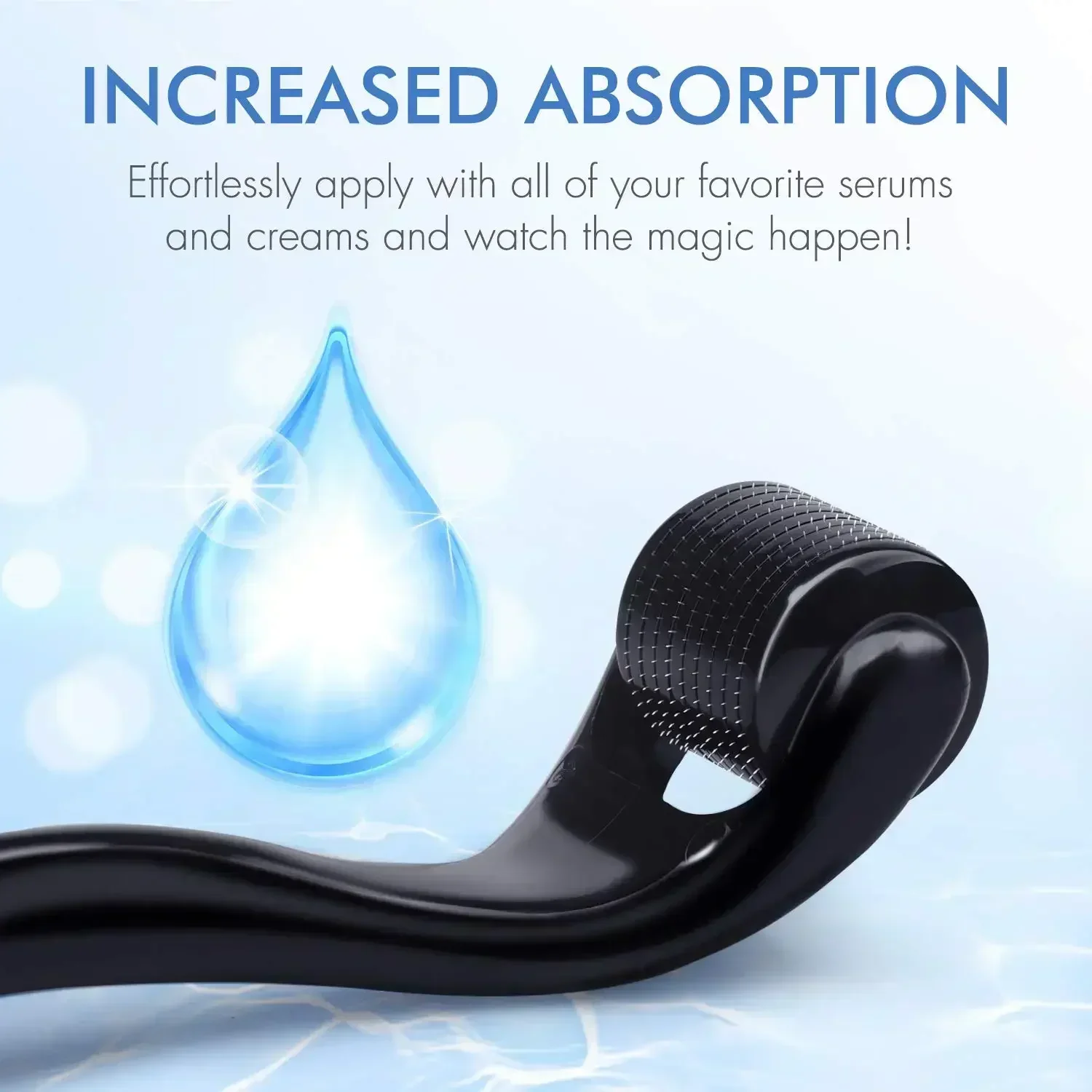 Beauty Tool for Facial Body Hair Growth Massage Roller for Skin Beard 0.5mm 0.25mm 0.3mm 1Box Beard Face Roll Massage Tool Unise