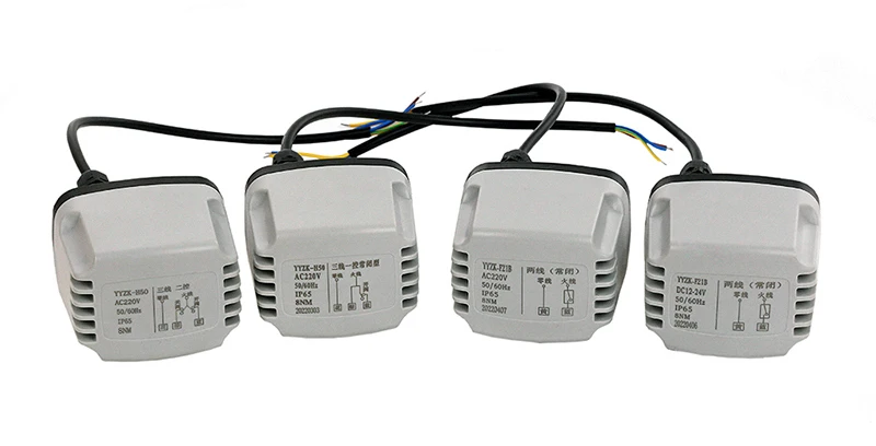 AC220V DC24V DC12V IP65 Wasserdichter elektrischer Kugelhahnantrieb 3-Draht 2 Steuerung elektrischer Kugelhähne Motor 1/2" 3/4" 1" 2" – Detail 1