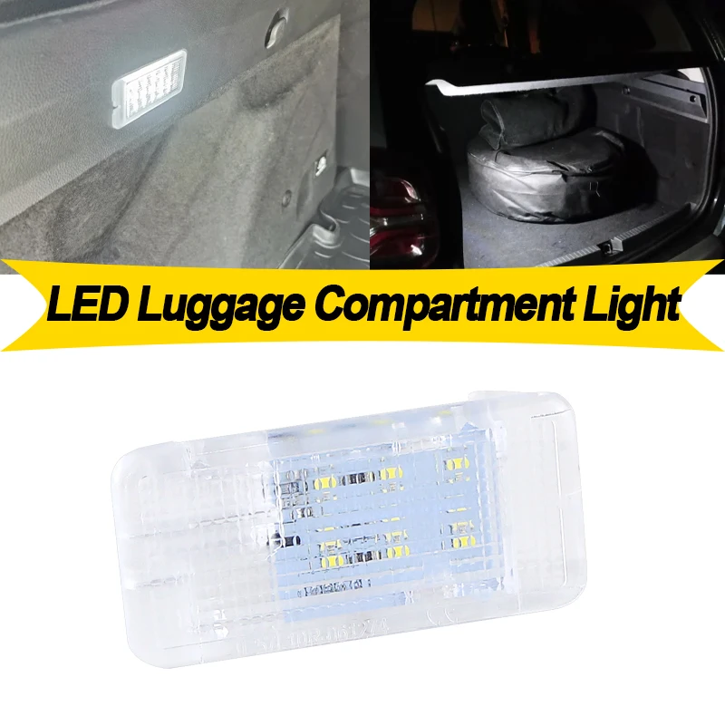 

1PC LED Trunk Light Luggage Compartment Lamp For Renault Clio 3 4 5 Laguna 2 3 Megane 2 3 Espace 4 Twingo 2 3 Grand Scenic 2 3