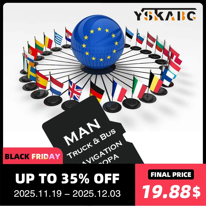 

8GB for MAN Truck & Bus Sat Nav Maps EU Turkey UK Ukraine Russia TF Card 2022 Fast Delivery