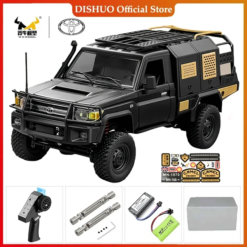 MN MN82 1:12 Retro Rc Auto Mit Led-leuchten Vollformatige Simulation LC79 Professionelle 4WD Fernbedienung Pickup RC Lkw modell Spielzeug