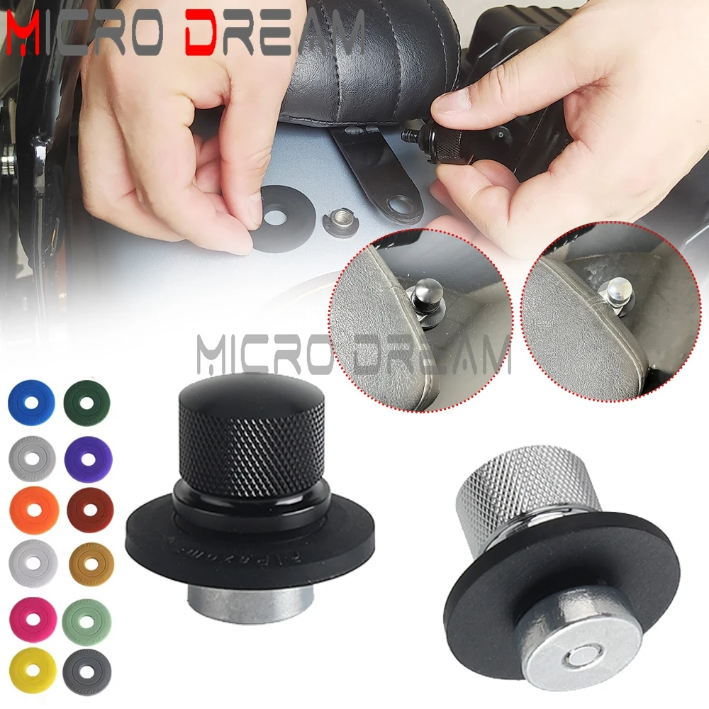 Motorcycle Rear Fender Rubber Gasket Mount Seat Screw Nut Bolt Kit For Harley Sportster 883 1200 XG 750 500  Touring and Trike