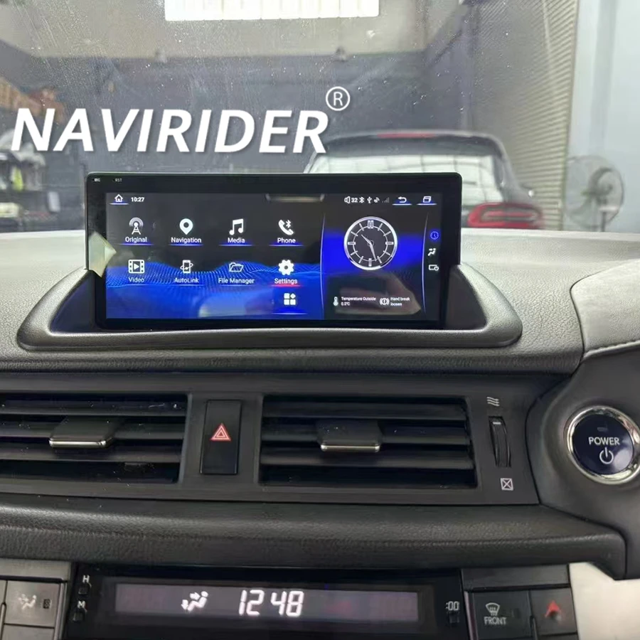 RHD Car Radio 10.25inch For Lexus CT200 CT200h 2011- 2019 GPS Multimedia Auto 360 Camera Android 13 Video Player Stereo CarPlay