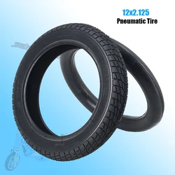 12 Inch Tyre 12x2.125 Outer Tire 12x2.125/2.35 Inner Tube for Electric Scooters Folding Bike Baby Carrier,bicycle Wheels