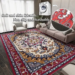 American Vintage Large Carpet for Living Room 160x230cm Classic Design Room Decoration Area Mats Washable Bedroom Anti-skid Rugs