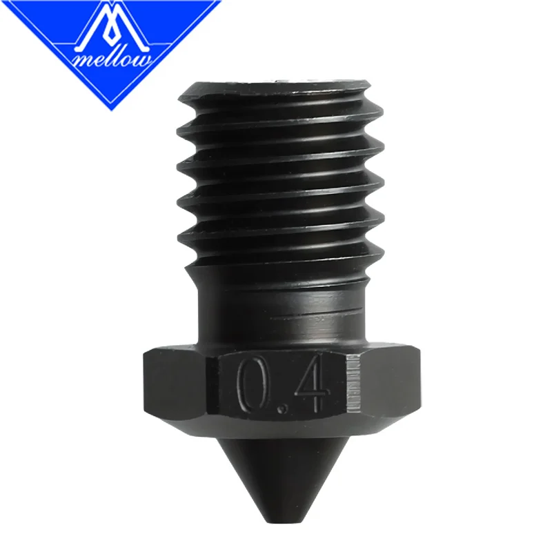 Dysze Mellow 1 SZT. Najwyższej Jakości, Ostre, Wykonane z Hartowanej Stali A2, 2.85MM NF V6, Do Drukowania Filamentów PEI, PEEK, Włókna Węglowego, Do HOTENDU E3D — zdjęcie produktu 5