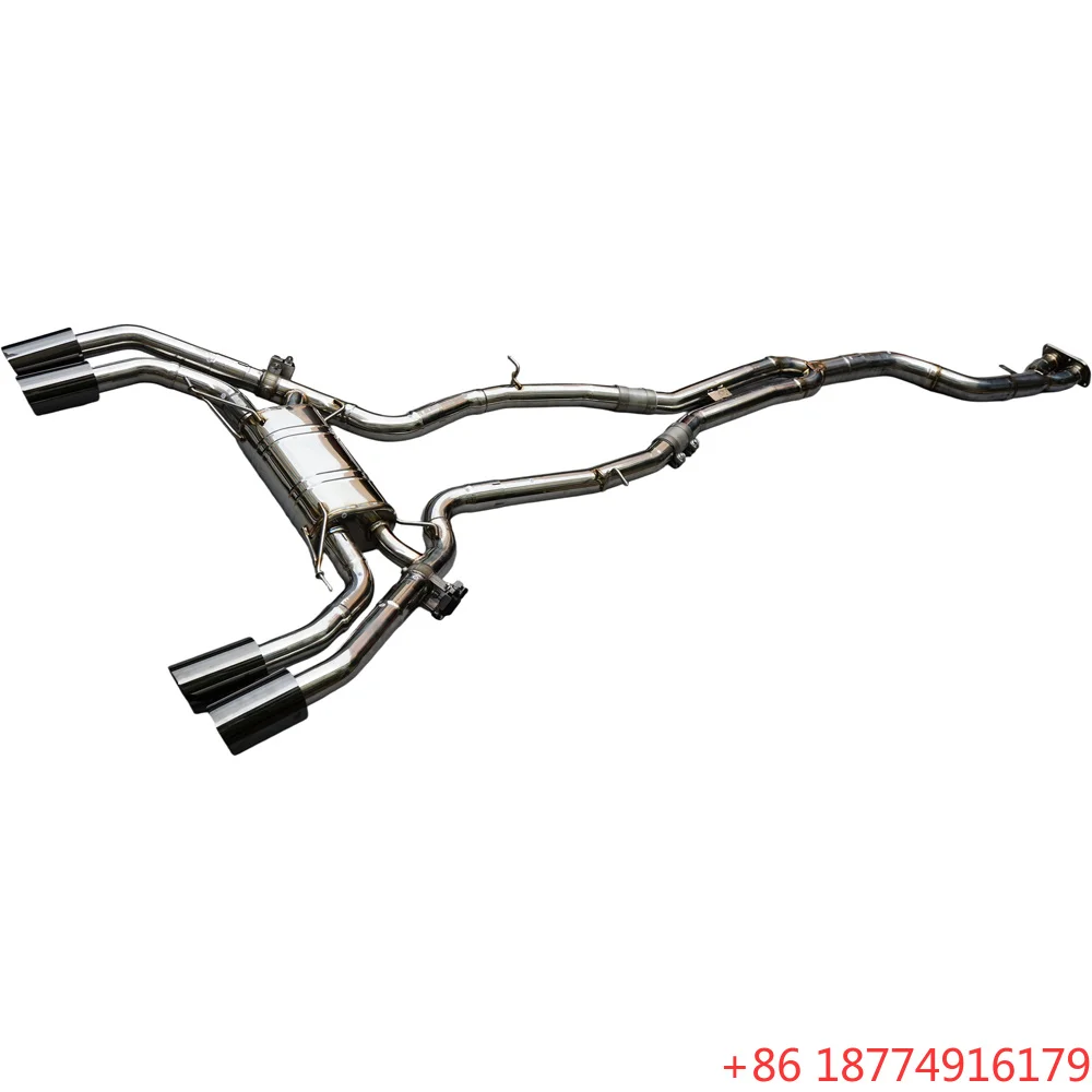 Sistema de Escape de Alto Desempenho OBM Tuning SS304 para X3m/x4m F97/f98 3.0t 2016-- Catback com Válvula e Tubos de Escape