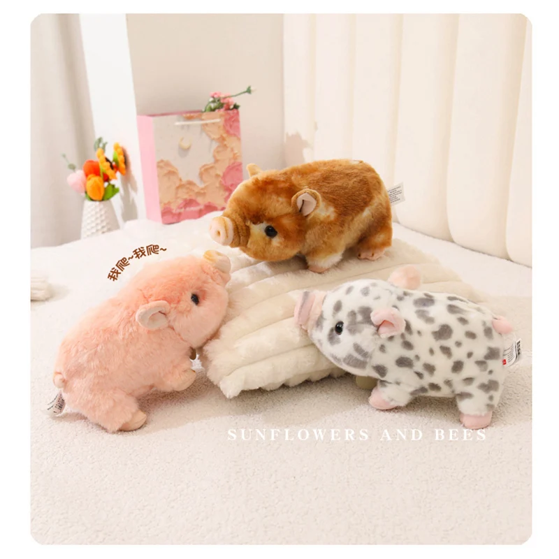Kawaii Mini Pig Toys Stuffed Animal Plush Toy Gifts for Girls Boys Birthday Gifts Lovely Baby Pig Toys Doll Hug Toys