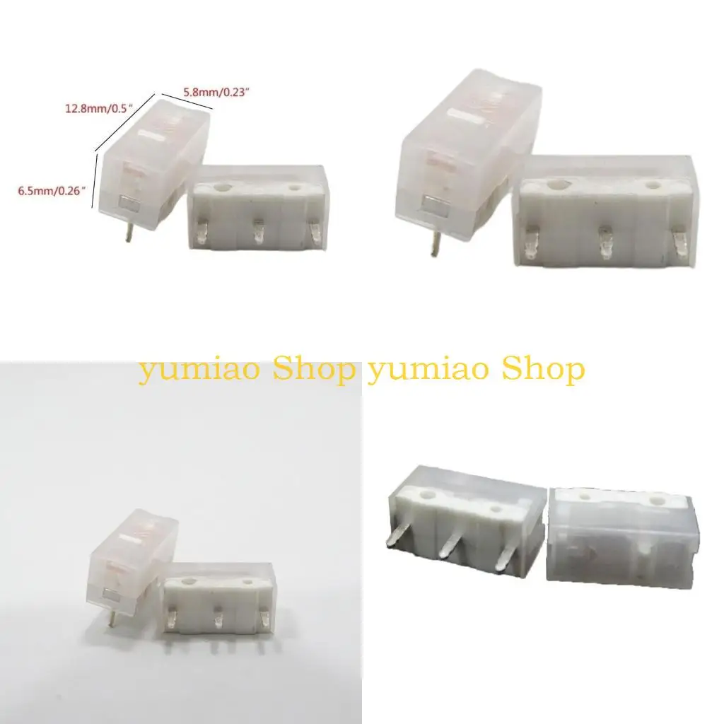 

587b Kailh White 8.0 MOUSE MOMERYARY Кнопка Микро -предельное переключатель 3 PINS 100M