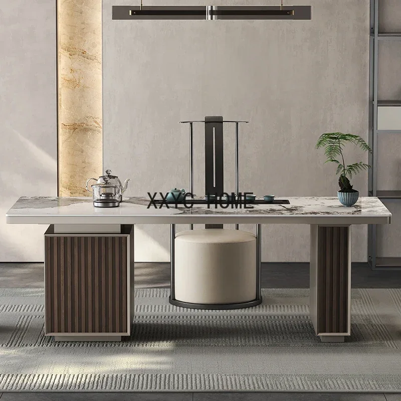 Office Modern Minimalist Multi-Functional Home Living Room Reception Office Integrated Tea Making Table