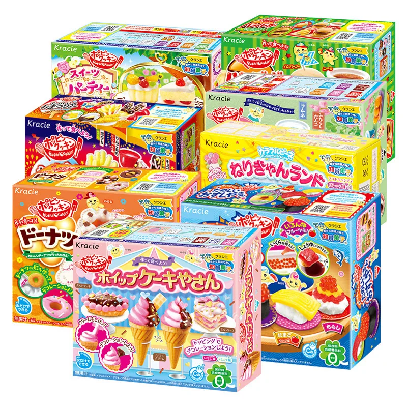 Surtido de Kit de bricolaje japonés Popin Cookin, hecho a mano, regalo de fiesta para niños, Popin' Cookin', 2 uds.