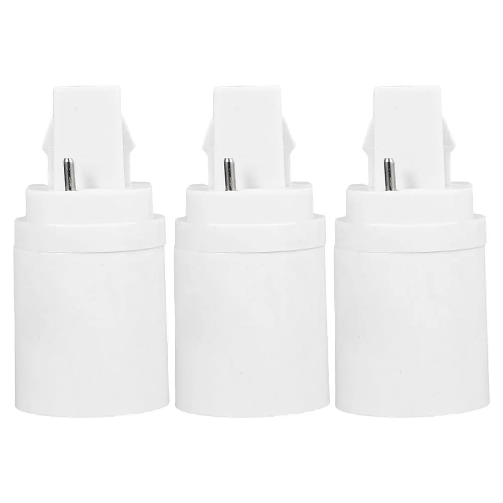 

3pcs Lamp Adapter Holder Base Socket Converter Bulb Connector Plastic Adapters for Table Lamps Chandeliers Wall Lamps LED Light