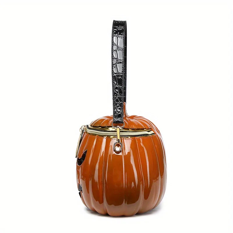 Pumpkin Purse, Novelty Purses for Women FunnyHalloween Purses and Handbags Pumpkin Crossbody Bag