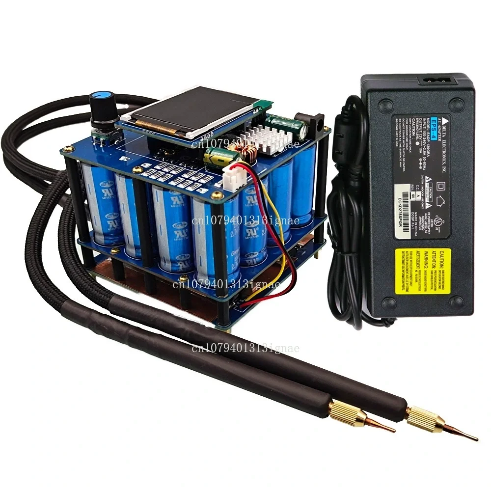 Small Household Spot Welding Machine Handheld High-Power Automatic Bump Welding with 16 Section Control Board for DIY Projects