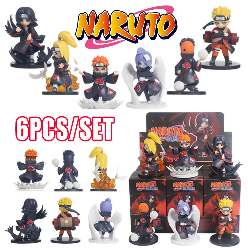 

Naruto Shippuden Vs. Akatsuki Series Figurines Blind Box Doll Model Anime Figure Surprise Gift