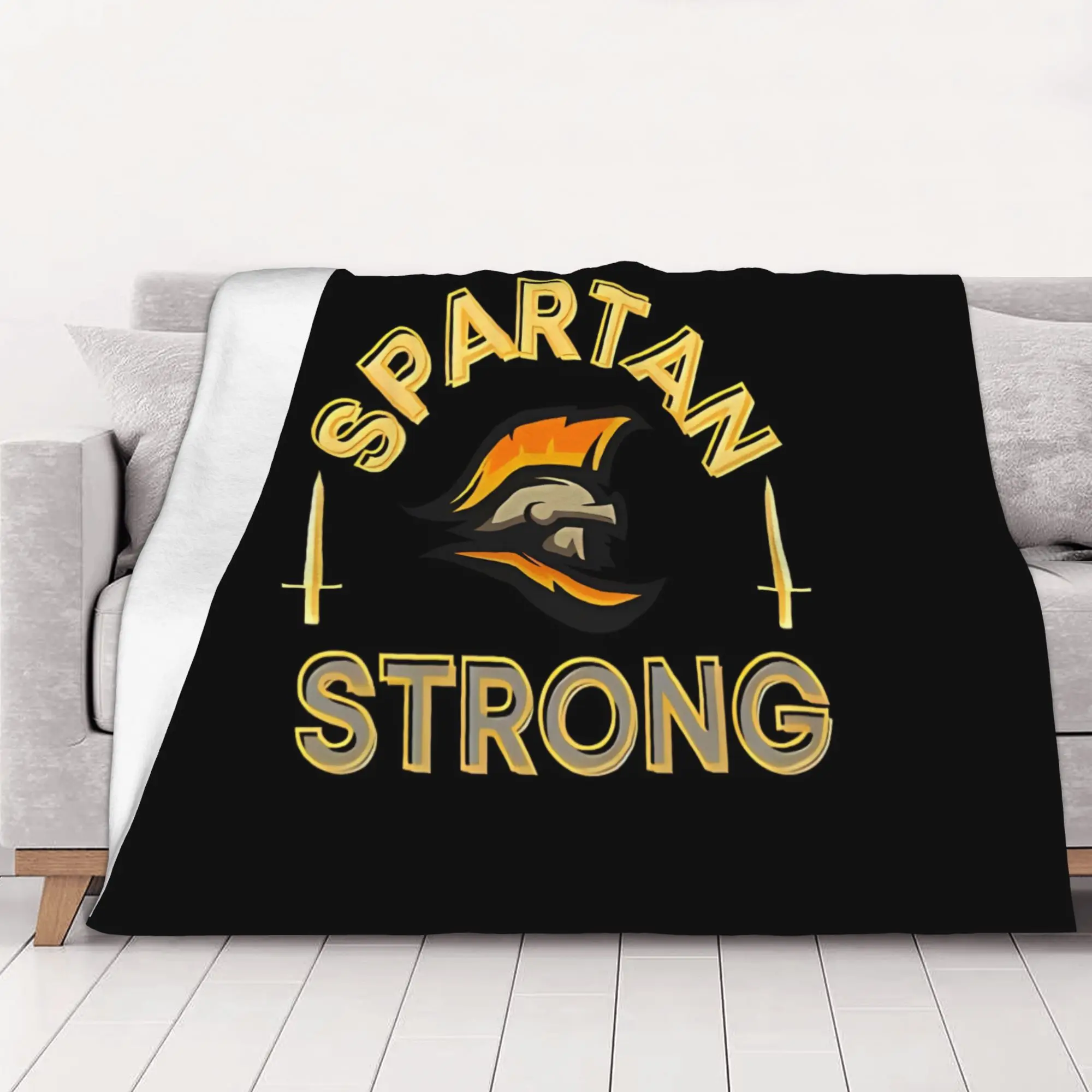 1PC home Cutecore STRONG Spartan Blanket Super Cosy Plush Home Living Room Sofa halloween