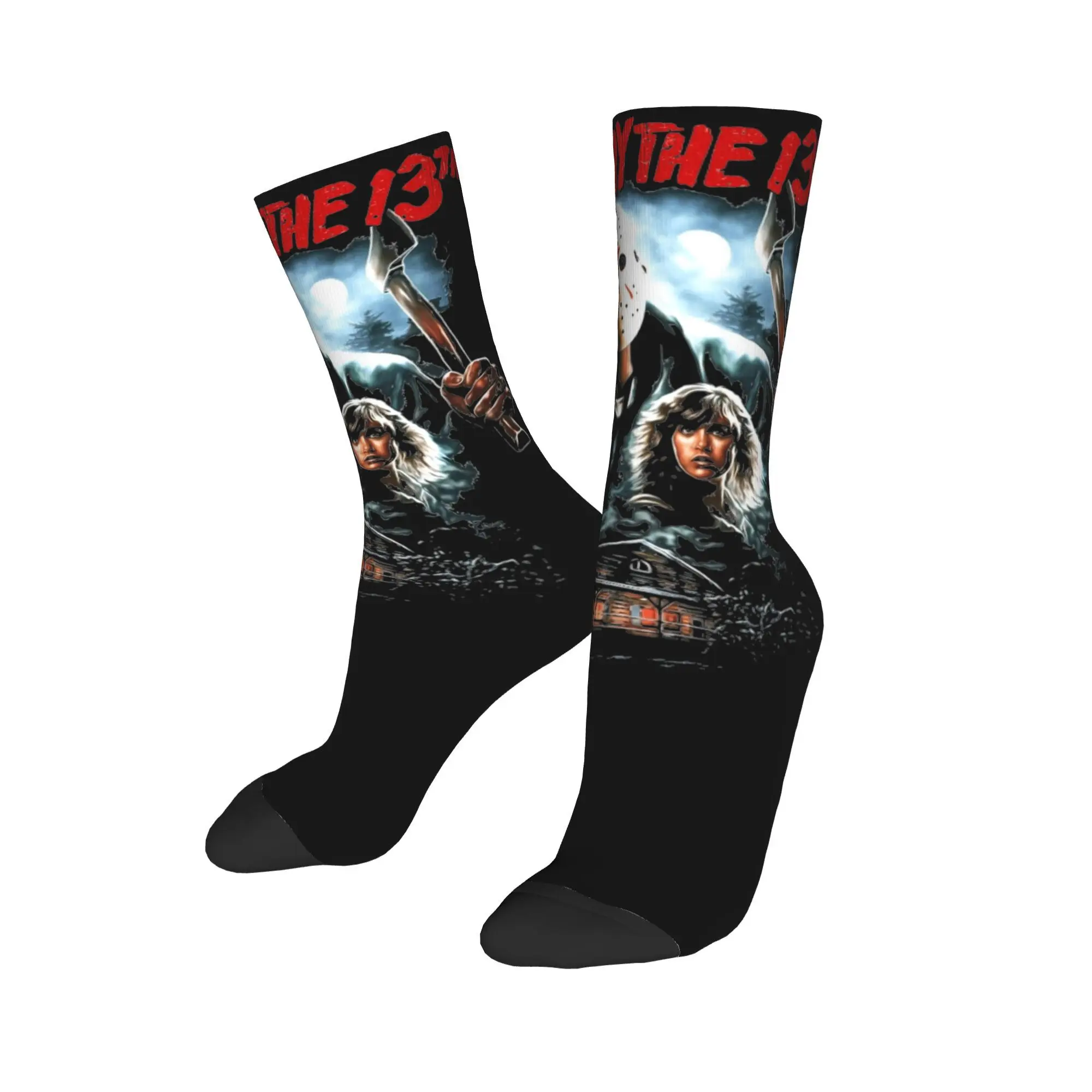 Friday 13th Halloween Movie 2024 Socks Accessories For Men Women  Jason Voorhees  Sports Socks Comfortable Stocking