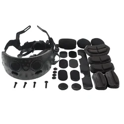 Kit táctico ACH occ-dial Liner, sistema de casco ajustable, sistema de suspensión interior, correa para casco MICH FAST Airsoft