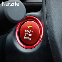 Car interior decoration Engine Start Stop Ignition Key Ring Cover Fit For Mazda 3 BM BN 6 GJ1 GL CX-4 CX4 Car Decor Accessories