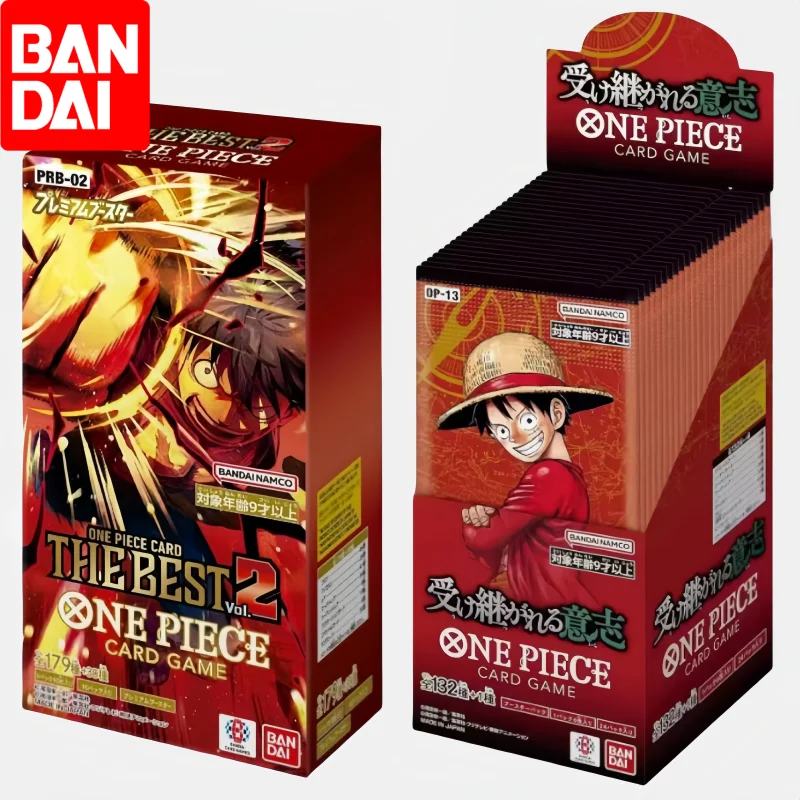 

Original BANDAI One Piece Anime Japanese Version Booster Box PRB02 OP13 The Will To Inherit Tcg Trading Card Collection Card