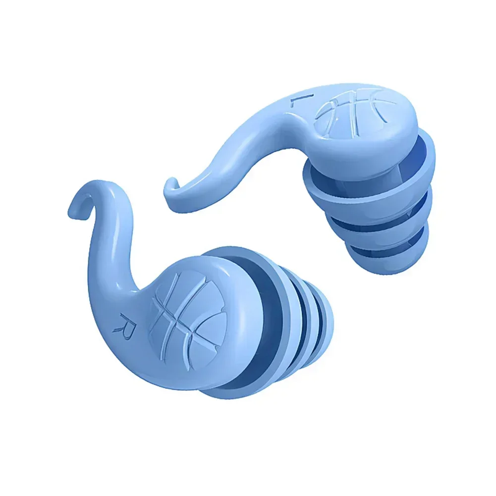 Silicone Sound Insulation Earplugs Soft Noise Reduction Earplug Washable Waterproof Swimming Plugs Anti Snore Sleeping Earplugs