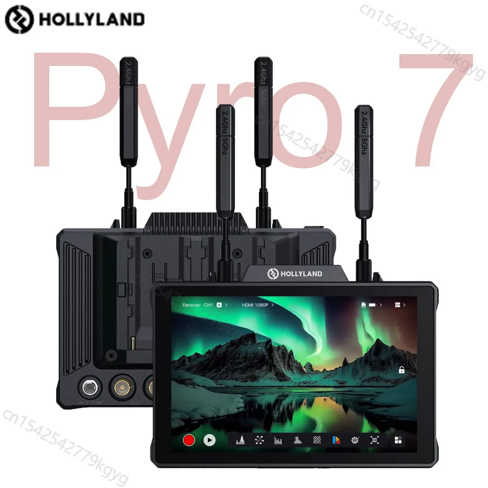 Hollyland Pyro 7 7-дюймовый беспроводной монитор SDI Loopout 2,4 ГГц и 5 ГГц двухдиапазонный двухдиапазонный двойной вид 1300 футов 400 м и 0,06 с задержкой Hollyland Pyro 7 7-дюймовый беспроводной монитор SDI Loopout 2,4 ГГц и 5 ГГц двухдиапазонный двухдиапазонный двойной вид 1300 футов 400 м и 0,06 с задержкой