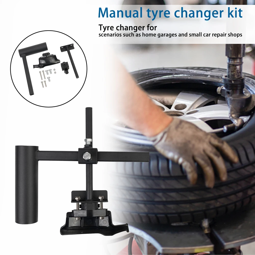 Manual Tire Changer Duck Head Modification Welded Kit Tire Changer Machine Tool Black Fit For Most Car Wheels XLB-1173