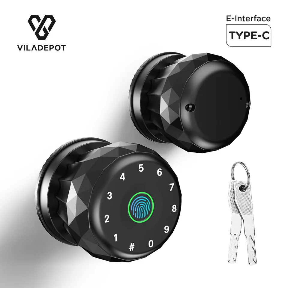 Viladepot Smart Fingerprint Passcode Door Lock