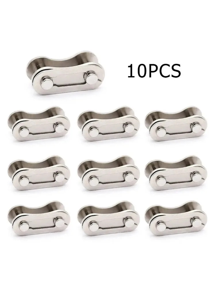 AliExpress NONE 10pcs Bicycle Chain Master Link 1/2 X 1/8 Steel Single Speed Quick Chain Master Links Connector For 1-3 Speed Chains Bikes