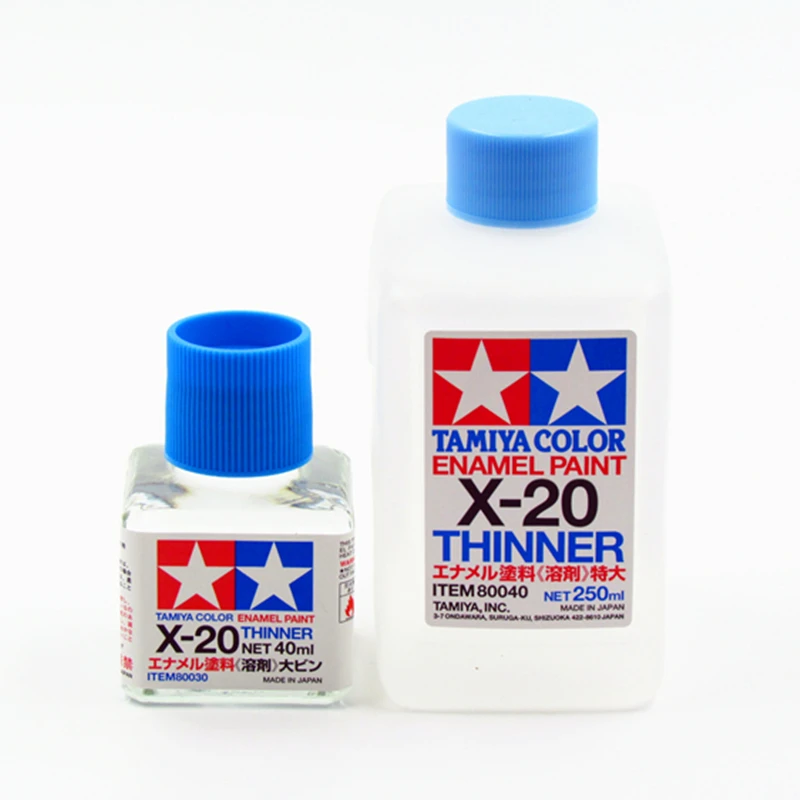 Diluent Oily TAMIYA X20 Oil- Base Color Painting Enamel Paint Thinner Military GK Soldier Model Making Tool  Solvent wipe