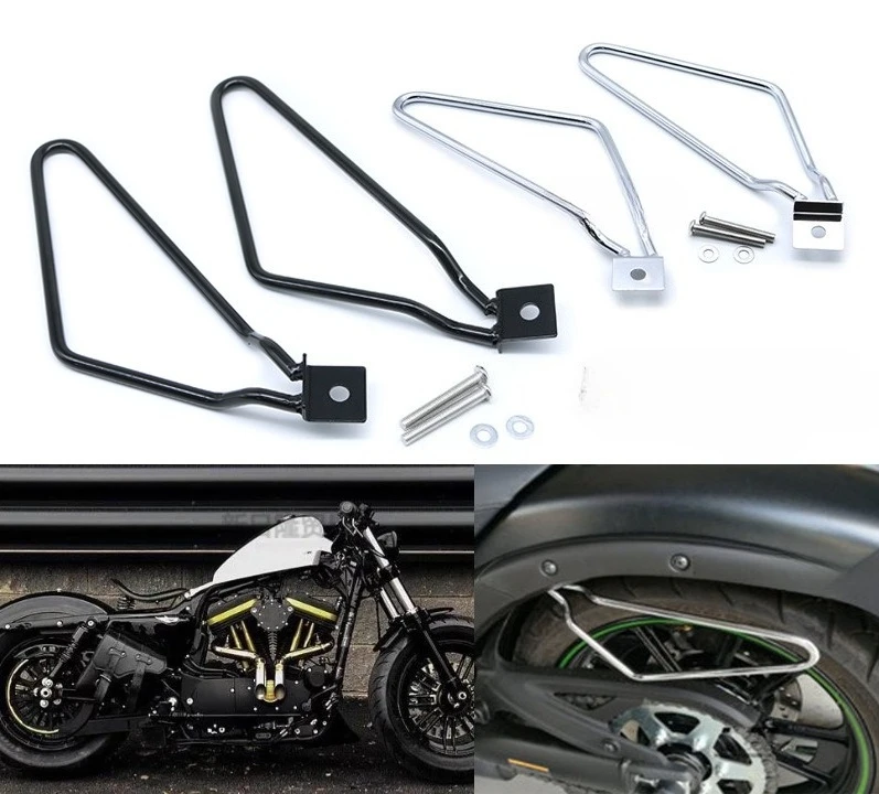 

Suitable for Harley Motorcycle Replacement Accessories, Retro Modification Special Side Box Side Bag Bracket, Triangular Bracket