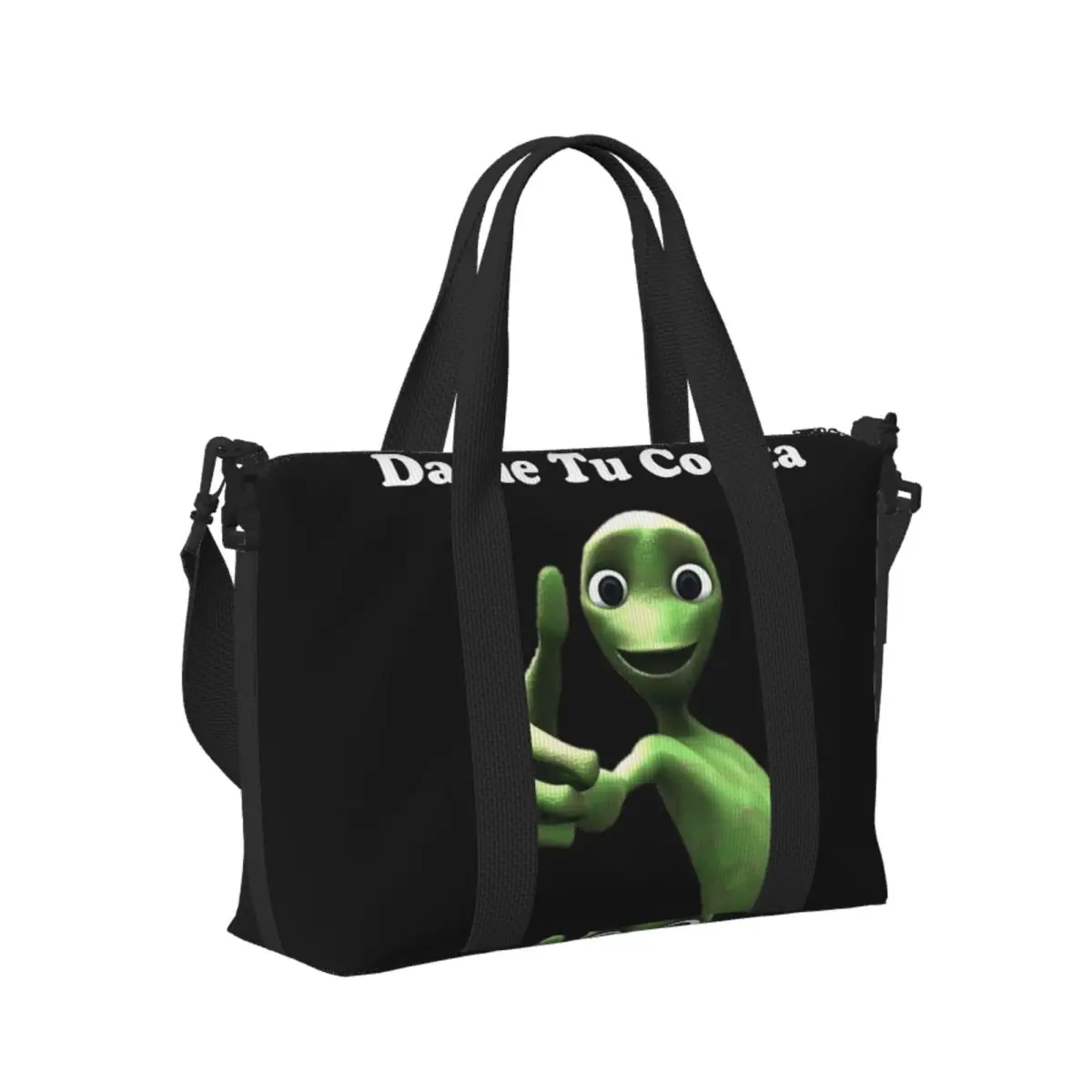 حقيبة سفر للشاطئ مخصصة Dame Tu Cosita (أبيض) ذات سعة كبيرة لصالة الألعاب الرياضية للنساء حقيبة كتف واق من المطر للتسوق