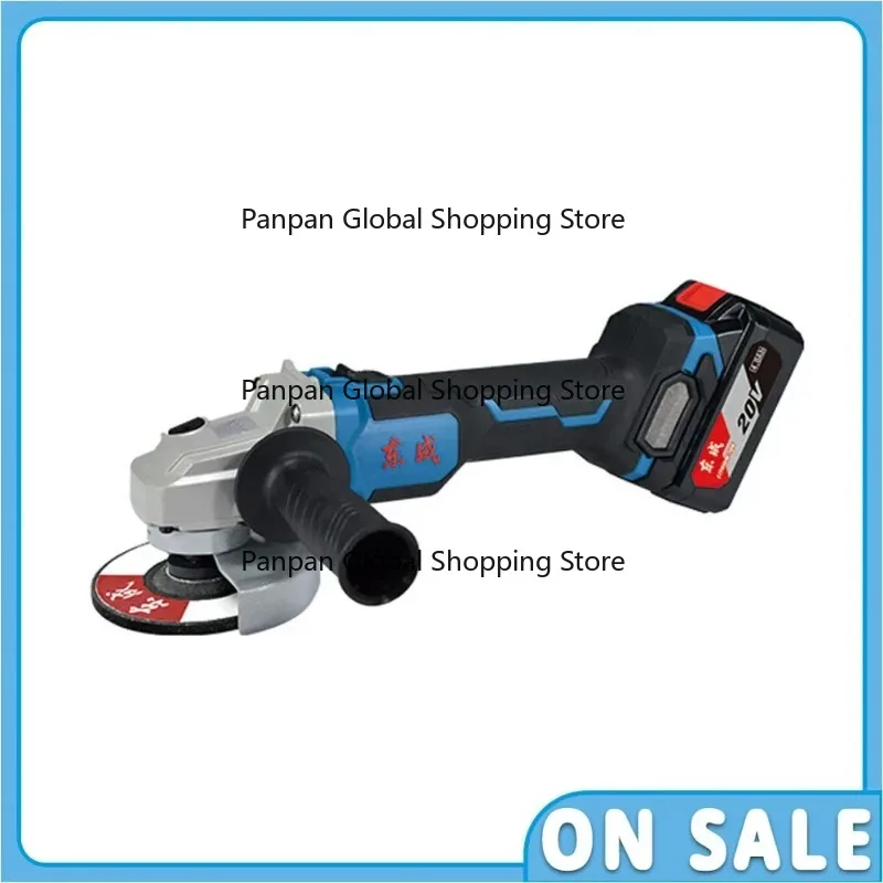 

Lithium Electric Angle Grinder Cordless Brushless 20V A-djustable Speed Polishing Machine Rechargeable Power Tool For DCSM03-125