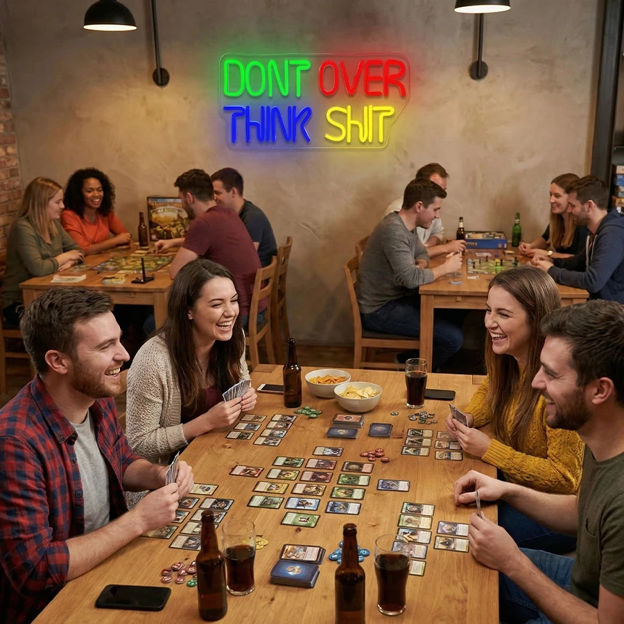 Enseigne néon, lumière LED ali - Party Games Quotes avis et prix