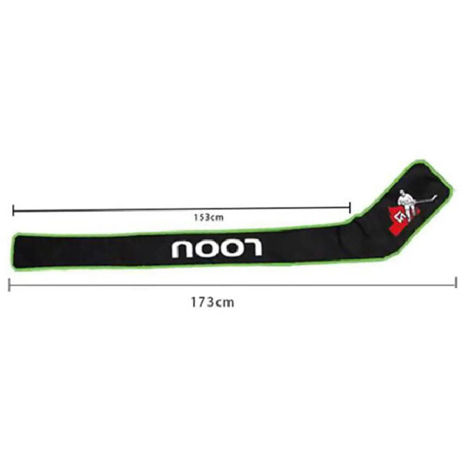 Ice Hockey Stick Travel Bag Waterproof Nylon Equipment Holder with Shoulder Strap for Adult Players Stick Storage Case