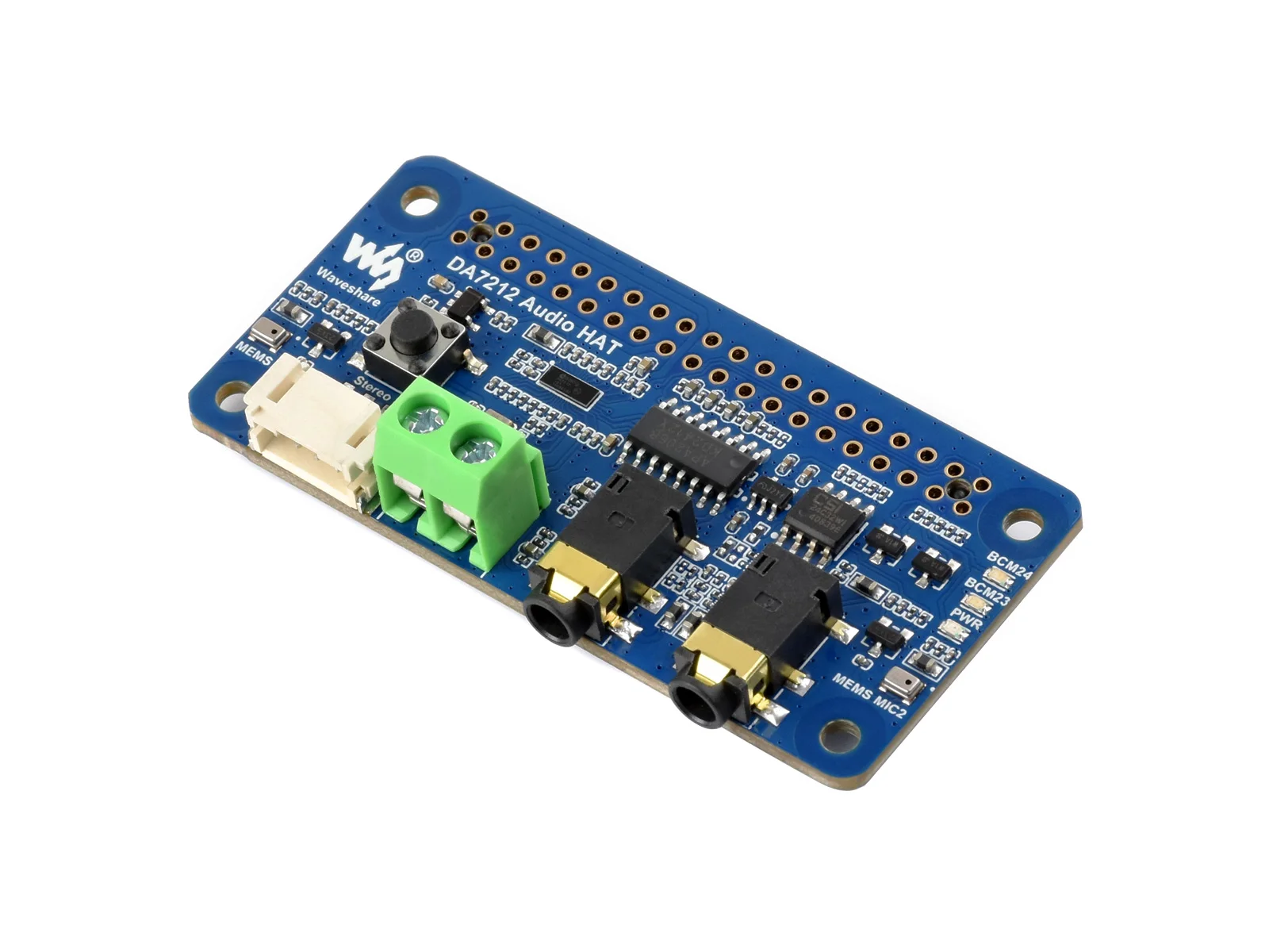 

Аудиоплата DA7212 I2S для Raspberry Pi, стерео-кодирование/декодирование, встроенные двойные микрофоны, поддержка расширенной обработки звука