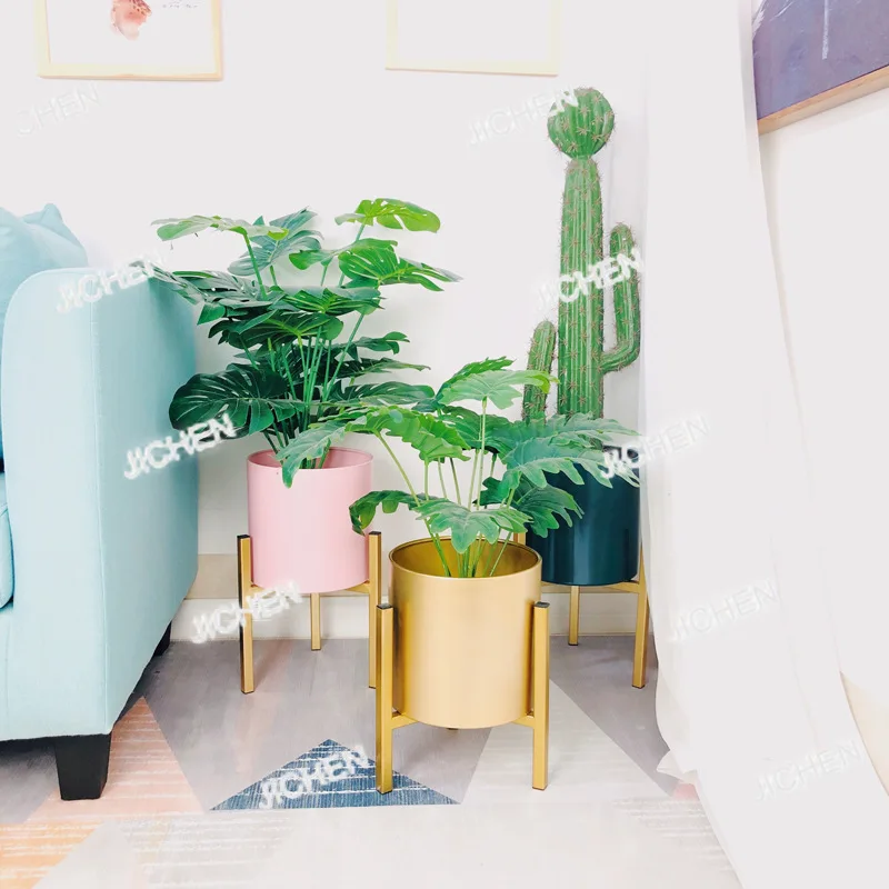 

JCTNordic комнатная подставка для цветов от пола до потолка, простая бытовая подставка для цветочных горшков для гостиной