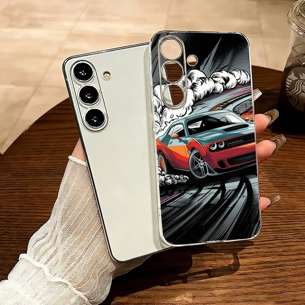 

Drift Sports Car Male Mens Phone Case For SamsungA10,12,20,21S,30,31,40,50,51,52,70,71 Transparent Cover