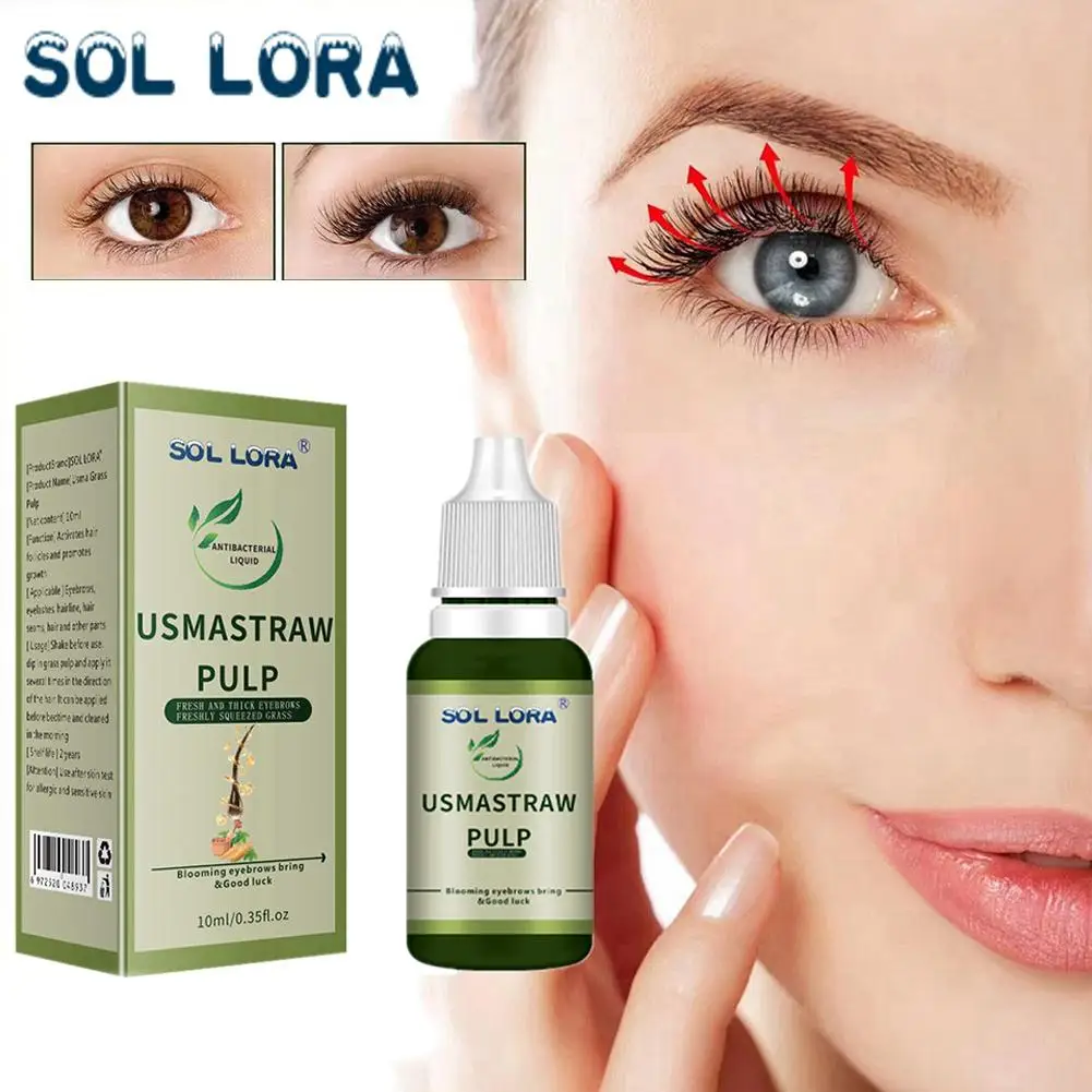 Usma-cejas gruesas de pulpa de hierba, pestañas frescas de Usman, hierbas para Latisse, jugo Hushu, productos de belleza, Halfard Corporal H3N0