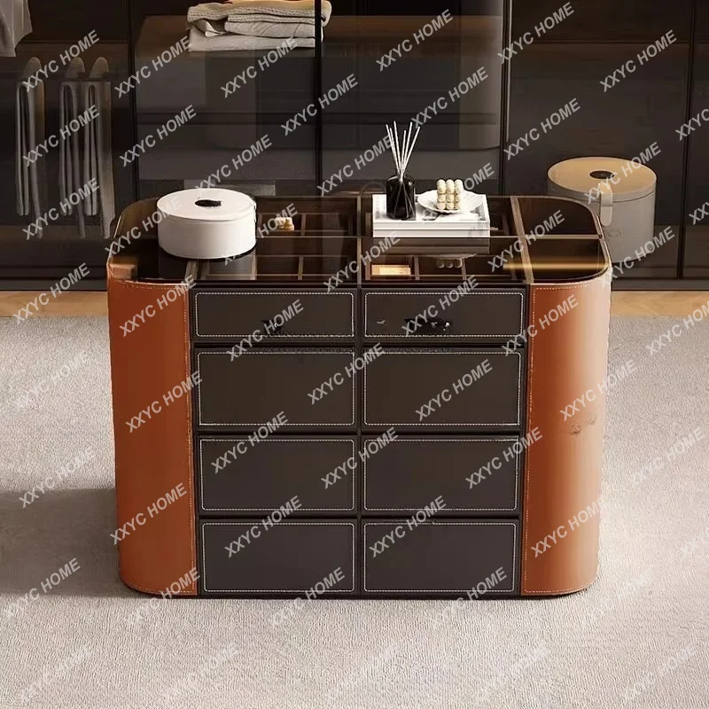 XX Light Luxury  Nakajima Terrace Coat Cabinet Bedroom Chest Cabinet with Fingerprint Lock Jewelry Locker