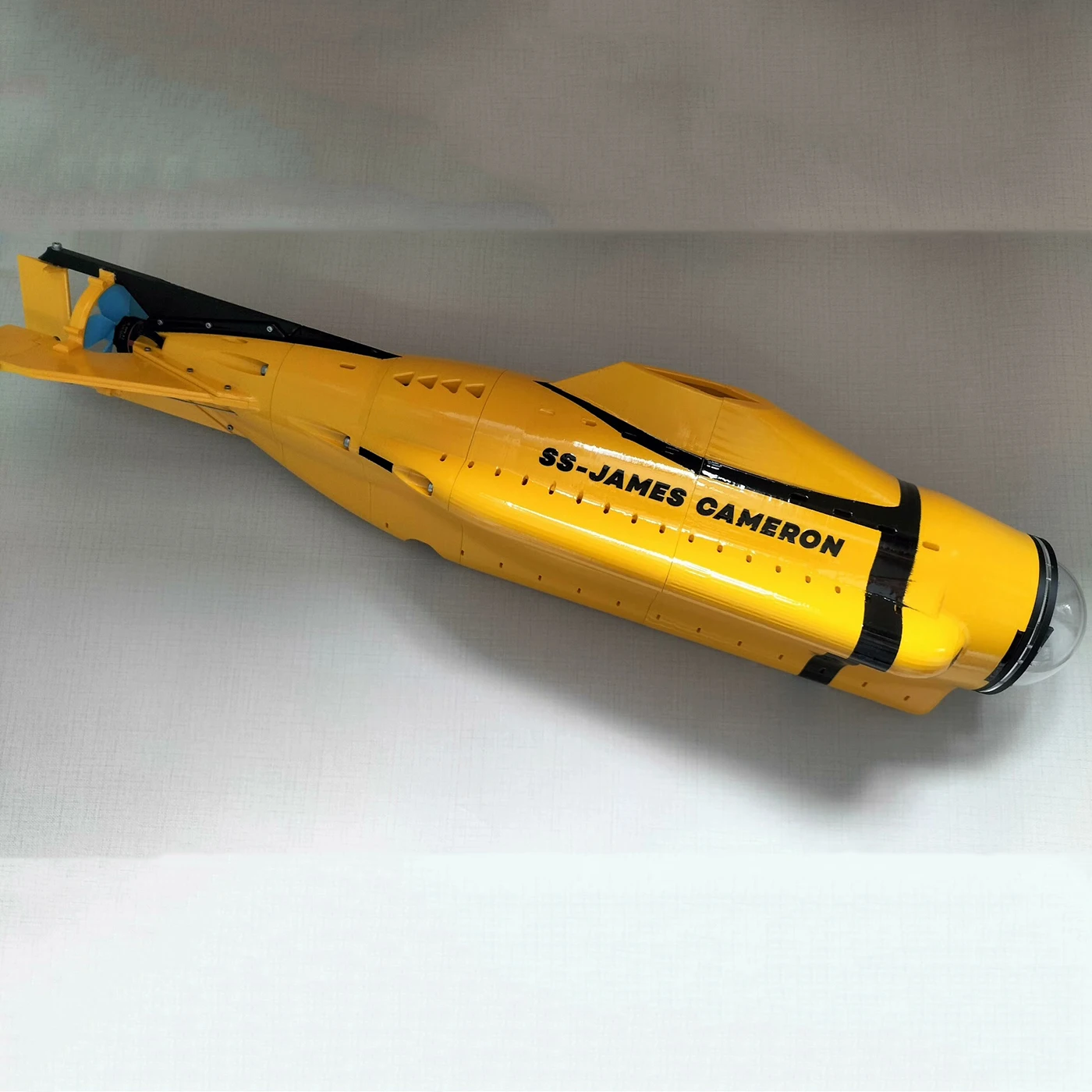 80cm RC Boat Cyclops Remote Control Submarine 3D Printing One-piece Molding RC Ships Model RTR Adult Toy Ship Gift