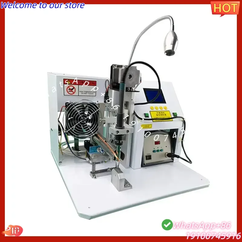 2026Hot 220V USB Data Wire Cable 150W DC High-Precision Semi-Automatic Soldering Machine Pneumatic Cable Manufacturing