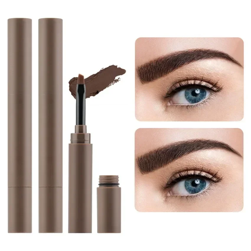 Double-ended Eyebrow Shaping Cream Private Label Waterproof Long-lasting Natural No Smudge Custom Logo Makeup Wholesale Vegan