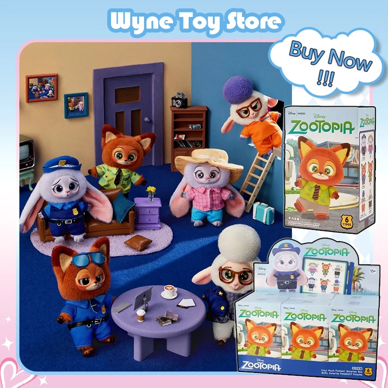 

В наличии серия Zootopia, слепая коробка, аниме-фигурка JudyNick, плюшевая подвеска с прорезиненным покрытием, плюшевая подвесная кукла, украшение, подарочная игрушка