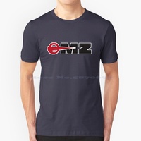 Classic Mz Logo T Shirt 100% Cotton Tee Mz Scorpion Mastiff Saxon Sfx Redstar Etz Ets Kobra Baghira Moto Muz